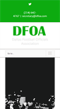 Mobile Screenshot of dfoa.com