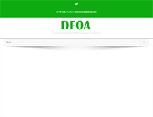 Tablet Screenshot of dfoa.com